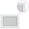 vidaXL Otočné a sklopné okno do suterénu RISOR 80 x 70 cm PVC a sklo