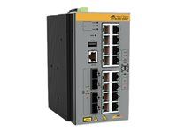 Přepínač - L3 - řízený - 8 x 10/100/1000 (PoE+) + 8 x 10/100/1000 (PoE) + 4 x gigabitů SFP - lze montovat na konzolu DIN, pro připevnění na zeď - PoE+ (240 W) - stejnosměrný proud - kompatibilní s TAA