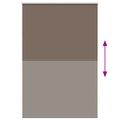 vidaXL Zatemňovacia roleta, kávová, 150x230 cm, šírka látky 146,6 cm, polyester