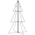 vidaXL Vianočný stromček, kužeľ, 160 LED, dovnútra aj von 78x120 cm