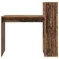 vidaXL Stôl Staré drevo Kompozitné drevo 108 x 55 x 103.5 cm