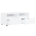 vidaXL TV skrinka „VISNES“ biela 100x40x38 cm, drevo