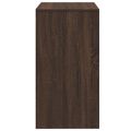 vidaXL Toaletný stolík a stolička hnedý dub 60x40x113,5 cm