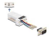 D-Sub 9 pin male to RJ12 female Assembly