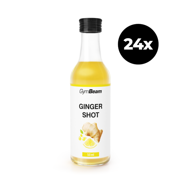 Zázvorový shot - GymBeam, 24 x 50 ml