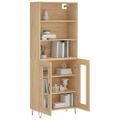vidaXL Vysoká skrinka dub sonoma 69,5x34x180 cm spracované drevo