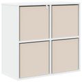 vidaXL Servírovacia skriňa Biela 68,5 x 32 x 67 cm