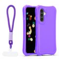 Safepop case with strap for Samsung Galaxy A57 5G purple