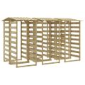 vidaXL Pergola so strechami 6 ks100x90x200 cm impregnované borovicové drevo