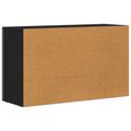 vidaXL Servírovacia skriňa ELST Čierna 100 x 35 x 59 cm