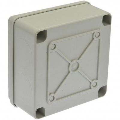 Plastová inštalačná krabica hermetická S-BOX 116, 100x100x50mm IP65 Plastová instalačná krabica hermetická S-BOX 116, 100x100x50mm IP65