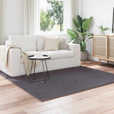 vidaXL Kusové koberce Štvorcový SIROLO Antracit 200 x 200 cm Polyester