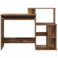 vidaXL Stôl Staré drevo 120,5 x 44 x 88,5 cm Kompozitné drevo