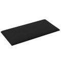 vidaXL Nástenné panely 12 ks čierne 30x15 cm látkové 0,54 m²
