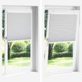 vidaXL Plisovaná roleta bordová červená 45x150 cm šírka látky 44,4 cm polyester