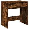 vidaXL Toaletný stolík so zrkadlom dymový dub 73x46,5x120 cm