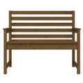 vidaXL Záhradná lavica medovohnedá 109x48x91,5 cm masívna borovica