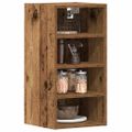 vidaXL Závesná skrinka “Riga” Old Wood 30x29,5x60 cm Engineered Wood