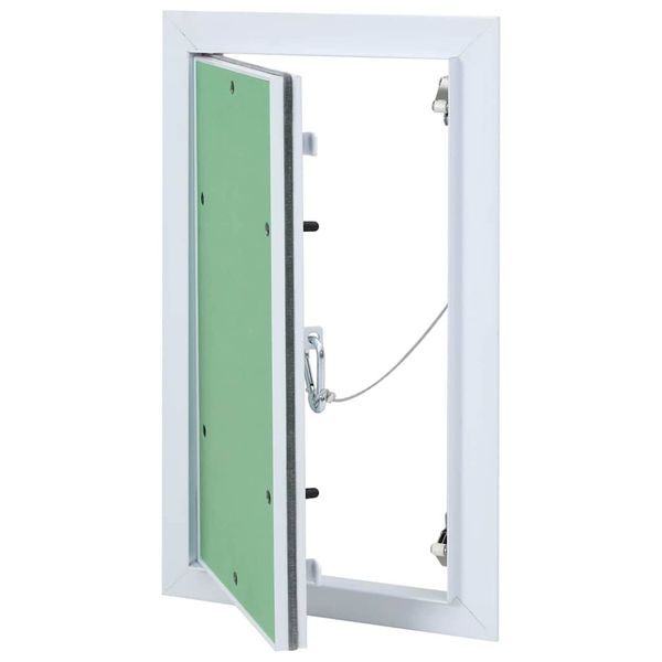 vidaXL Access Panel Zelená a strieborná 30 x 55 cm