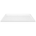vidaXL Sprchová vanička s protišmykovými výbežkami biela 80x120x4 cm ABS