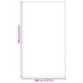 vidaXL Koberec do stanu Modrá a šedá 700 x 400 cm Polyetylén