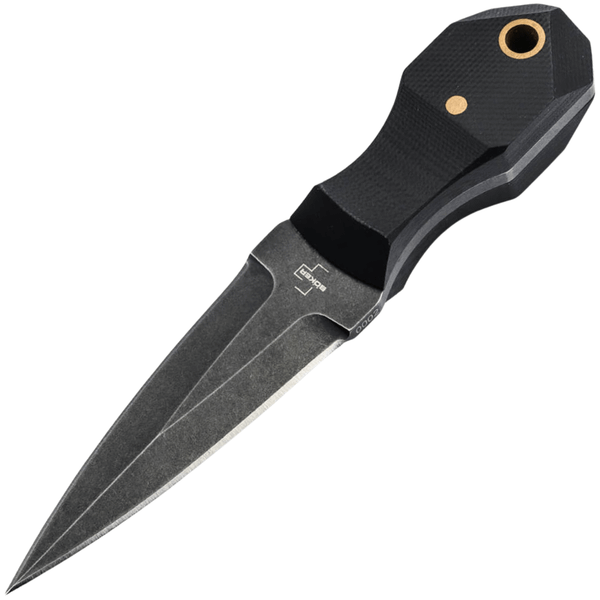 Böker Plus 02BP0002 Pocket Rocket nôž/dýka na krk 7 cm, Black Stonewash, čierna, G10, puzdro Kydex