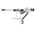 Neomounts Select  NM-D775DX3WHITE / Flat Screen Desk mount (17-27") desk clamp/grommet / White Držák, VESA, stolní, pro 3 ploché monitory, úhloprícka 17"-27", náklon 20°, otácení 360°, rotace 360°, nosnost 18kg, bílý