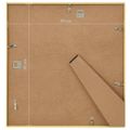 vidaXL Fotorámiky na stenu alebo stôl 10 ks zlaté 20x20 cm MDF