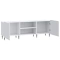 vidaXL TV skrinka Biela 150 x 31 x 52 cm Kompozitné drevo