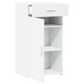 vidaXL Komoda biela 50x42,5x93 cm kompozitné drevo