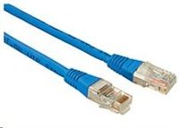Solarix - patch kabel CAT5E UTP PVC 2 m modrý non-snag proof