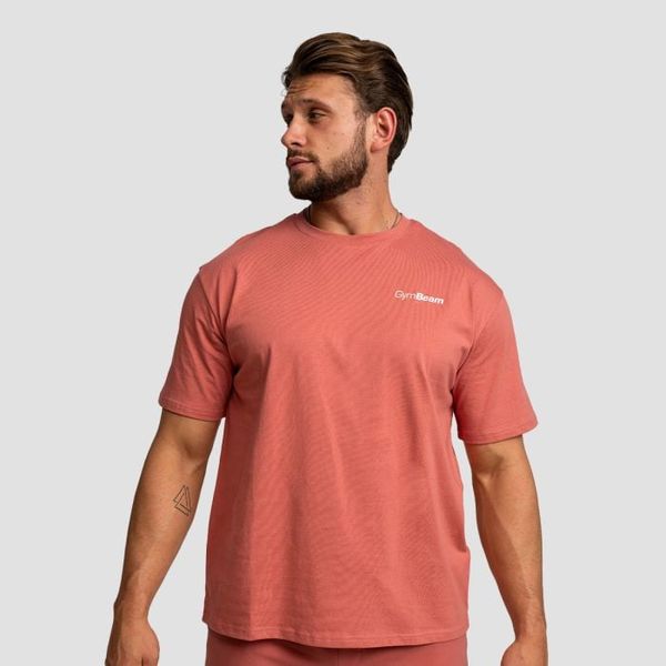 Tričko Oversized Limitless Cinnamon - GymBeam, veľkosť XXL, veľkosť oblečenia XXL