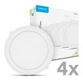 Modee LED Okrúhly LED panel - zapustený 24W 2640lm neutrálna biela P4 (ML-LPRB4000K24WPN)