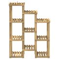vidaXL Stojan na rastliny Biela 85 x 30 x 114,5 cm