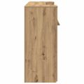 vidaXL Recepčný stôl dub artisan 180x50x103,5 cm kompozitné drevo
