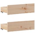 vidaXL Rám postele s matracom a čelom 75x190 cm masívna borovica