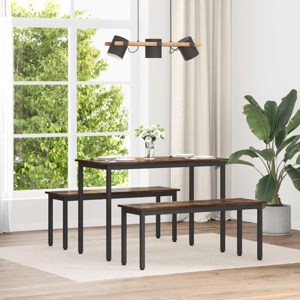 vidaXL lavička Dymová dub 110 x 35 x 45 cm Kompozitné drevo