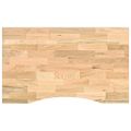 vidaXL pracovný stôl 100x60x(71,5-98) cm masívny dub