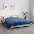 vidaXL Záťažová prikrývka modrá 220x230 cm 15 kg látka