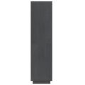 vidaXL Knižnica/deliaca stena sivá 60x35x135 cm masívna borovica