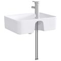 vidaXL Umývadlo s batériou a odtokom Chróm 48,5 x 37,5 x 13 cm