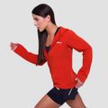 Dámska bežecká bunda Pulse Orange - GymBeam, veľkosť L, veľkosť oblečenia L