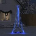 vidaXL LED vianočný stromček 483 LED modré 240 cm