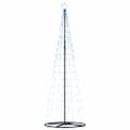 vidaXL LED vianočný stromček 550 LED modré 300 cm