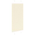 vidaXL plisovaná roleta krémová 65x100 cm Šírka látky 64,4 cm