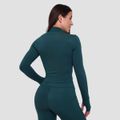 Dámsky športový top Ignite Dark Green - GymBeam, veľkosť L, veľkosť oblečenia L