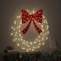 vidaXL Veniec 60 LED Teplá biela 76 x 76 x 8,5 cm Akryl
