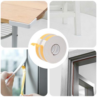 vidaXL Samolepiaca penová páska 2 pcs Biela 30mm x 5m CR Pena