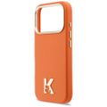 Puzdro Karl Lagerfeld pre iPhone 17 Pro 6,3" HC MAGSAFE PU FW W/ KHEAD LOGO ORANŽOVÉ