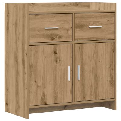 vidaXL Servírovacia skriňa Dub artisan 75 x 36 x 80 cm